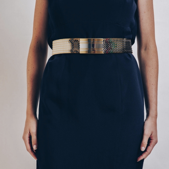 Vintage Silver and Gold Belt - Picture 5 of 5